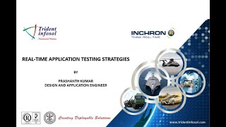 Webinar on Real Time Application Testing Strategies [upl. by Colby]