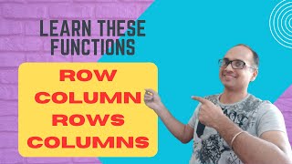 What are Row Rows Column Columns function in Excel [upl. by Rafaelita]