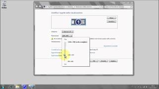 Windows 7 Cambiare la risoluzione dello schermo [upl. by Atiuqrahc]
