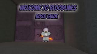 Welcome to Bloodlines Boss Guide [upl. by Maridel536]