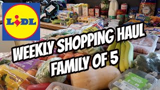 LIDL GROCERY HAUL with PRICES  BampM Bargains [upl. by Kinchen]