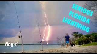 Fishing the LIGHTNING Capital of the WORLD Matanzas Inlet Florida [upl. by Deragon410]