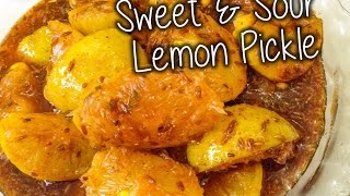 How To Make Sweet And Sour Lemon Pickle [upl. by Bremer]