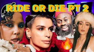 SEVDALIZA  RIDE OR DIE PT 2 FT TOKISCHA amp VILLANO ANTILLANO LYRIC VIDEO REACTION [upl. by Enoid680]