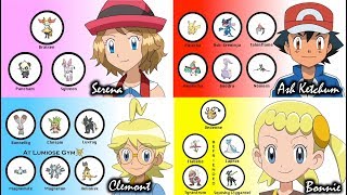 Serena Bonnie amp Clemonts Pokémon Bonus Ash [upl. by Rosen]