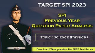 SPI PYQs  GAT Analysis  Science Physics  Target SPI 2023 [upl. by Aimil]