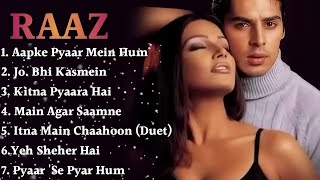 Raaz Movie All Songs  Blockbuster Movie  Bipasha Basu Dino Morea  Aapke Pyaar Mein  Hits Songs [upl. by Nerine773]