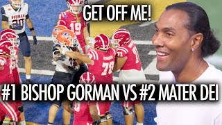 No 1 Showdown Bishop Gorman vs Mater Dei Football The Game You CANT MISS [upl. by Naasah]