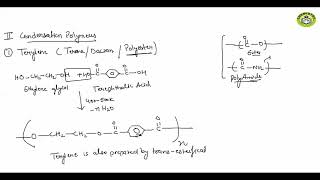 Polymers  Teflon Nylon6 66 amp 610 Polyester terylene  Lecture5 [upl. by Seyler]