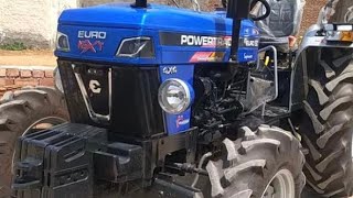 POWERTRAC EURO 50 NEXT Tractor  52 HP 4WD High Low MEDiOM [upl. by Pappano]