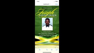 Celebrating the life of Joseph Adolphus Francis [upl. by Sergu455]