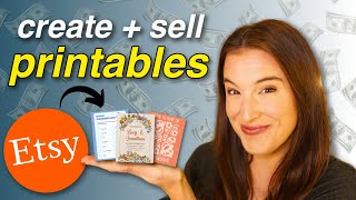 Ultimate Guide to Selling Printables on Etsy 💸 step by step tutorial [upl. by Nessy]