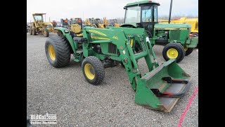 Lot 104  2002 John Deere 5520 Wheel Tractor [upl. by Charlie]