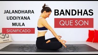 BANDHAS que son tecnica significado en yoga  Tutorial completo  Elena Malova [upl. by Aanas747]