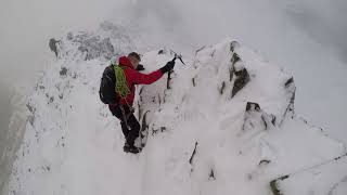 Crib Goch Winter Traverse [upl. by Sudnak]