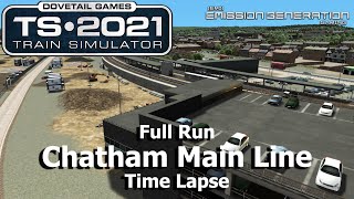 Chatham Main Line  Time Lapse  Train Simulator 2021 [upl. by Dorthea474]