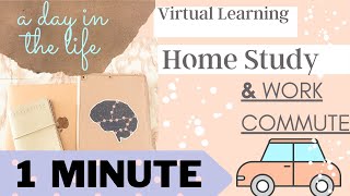 1min Student Day In The Life  WorkStudyLife Balance  Mature Student [upl. by Shiff]