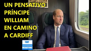 WILLIAM ACUDE EN TREN A CARDIFF PARA VISITAR UNA EMPRESA DE ALGAS QUE SUSTITUYEN AL PLÁSTICO [upl. by Gipps]