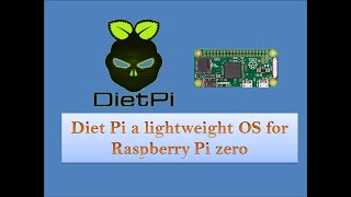 Installing dietpi os in raspberry pi zero  A lightweight OS [upl. by Aisirtap]