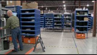 Kiva Systems Warehouse Automation at Quiet Logistics [upl. by Wilsey947]