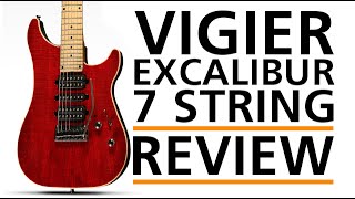 Vigier Excalibur Special 7 String Guitar Review With Tom Quayle Guitar Interactive [upl. by Ahsinyd]