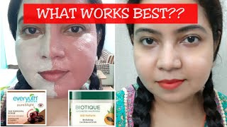 Everyuth vs Biotique Tan Removal Products  Live Results [upl. by Tiphany]