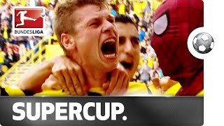 Borussia Dortmund win the 2014 DFL Supercup  Highlights [upl. by Rechaba]