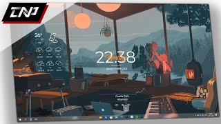 4 CUSTOM WINDOWS 10 CỰC CHẤT BẰNG RAINMETER  DNP CHANNEL [upl. by Fortunio]