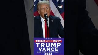 Trump promises quotgolden age of Americaquot in victory speech to supporters USelection2024 [upl. by Sualk]