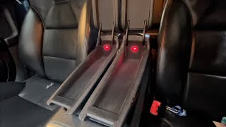 2007 Audi A8L D3 center console armrest removal and courtesy light repair [upl. by Ardnnaed944]