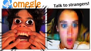 jumpscaring strangers on OMEGLE [upl. by Annahsad]