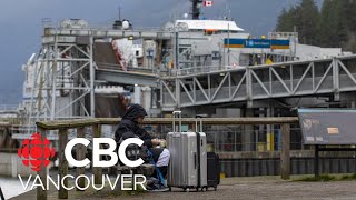 BC Ferries cancels sailings leaving hundreds stranded [upl. by Wahkuna]