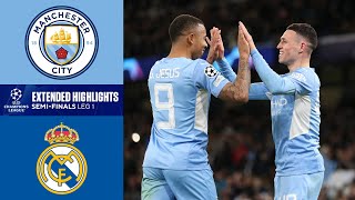 Manchester City vs Real Madrid Extended Highlights  UCL SemiFinals  Leg 1  CBS Sports Golazo [upl. by Luben]