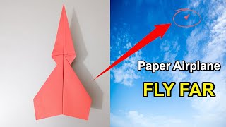 How To Make Paper Airplane Easy that Fly Far [upl. by Yrrej38]