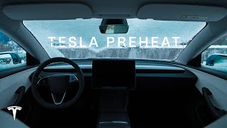 Defrost your Tesla from bed [upl. by Ithnan]