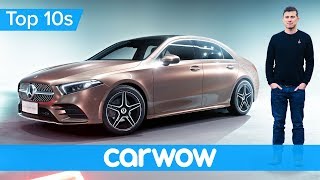 New Mercedes AClass Saloon revealed amp the best new cars coming soon  Top10s [upl. by Opaline]