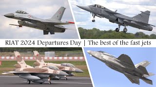 RIAT 2024 Departures Day  The best of the fast jets [upl. by Yentruoc363]