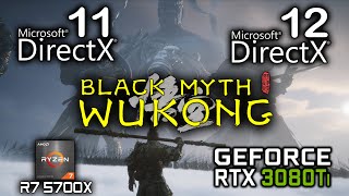 DirectX 11 vs DirectX 12  Black Myth Wukong  RTX 3080 Ti  DX 11 vs DX 12 [upl. by Tnemelc224]