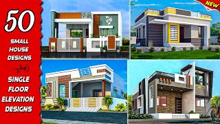 50 Most beautiful Ground Floor Elevation Designs  Single Floor Elevation  Home Creators [upl. by Attiuqal]