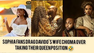 Sophia fans Drag Davidos wife Chioma over taking their queen position 🤣 [upl. by Whitaker132]