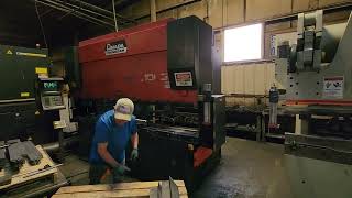 Amada HFBO 110 Ton Promecam Press Brake [upl. by Assirek]