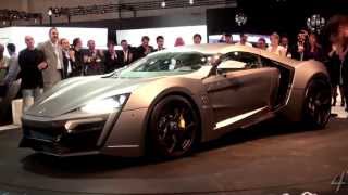 Lykan Hypersport World Debut  Dubai Motor Show 2013 [upl. by Elleinet903]