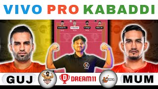 GUJ vs MUM Dream11 Kabaddi GUJ vs MUM Dream11 Prediction Gujarat Giants vs U Mumba Kabaddi Dream11 [upl. by Wonacott]