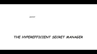 Passveil the best secret manager  Hyperefficient Startup 013 [upl. by Ielirol]