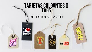 🔴 CÓMO CREAR TAGS O ETIQUETAS COLGANTES PUBLICITARIAS DESDE CERO DE FORMA FACIL Y SENCILLA [upl. by Tebzil]