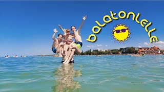 58 Balatonlelle Napfény Strand  Nyárivlog2021  VlogTúra [upl. by Droflim]