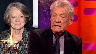 Sir Ian McKellen Does An Amazing Maggie Smith Impression  The Graham Norton Show [upl. by Aihsatal]