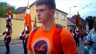 Stewartstown 12th July Parade Co Tyrone 2018 [upl. by Hokanson573]