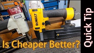 Dont Buy the Cheapest Nail Gun  DeWalt Review [upl. by Emyle722]