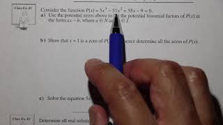 Math 30 1 Polynomials Lesson 6 [upl. by Arihas]